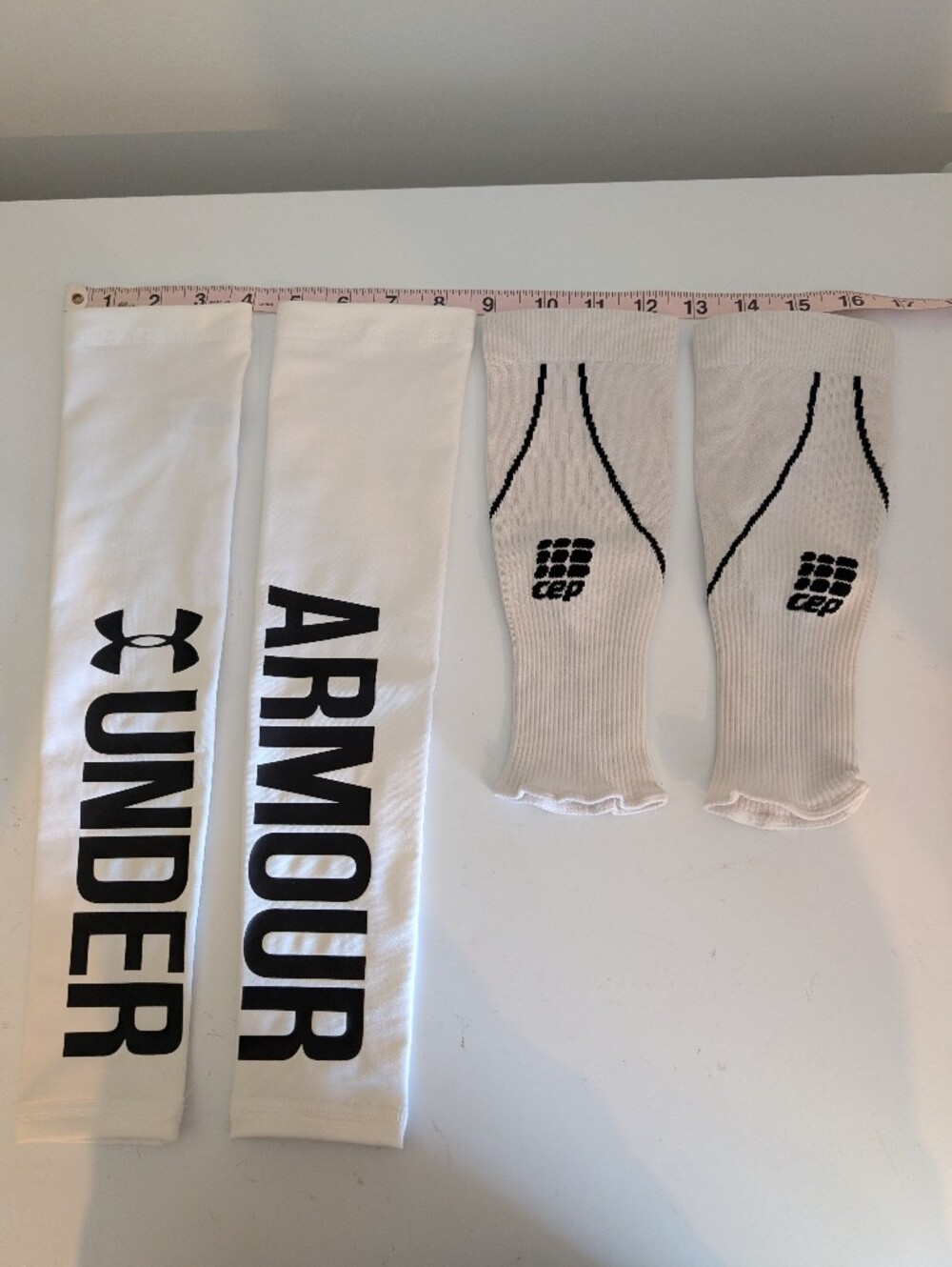 Women's Under Armour Arm Sleeves and CEP Calf Sleeves